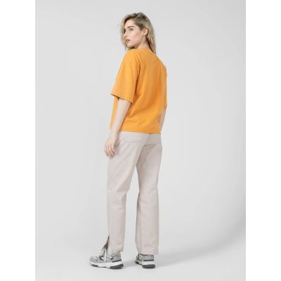 4. Outhorn OTHSS23TTROF176-83S Damen-Jeans mit geradem Bein