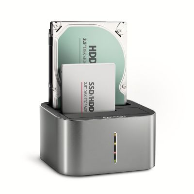 11. AXAGON ADSA-DC USB 3.2 Gen1 Dockingstation – 2x SATA 6G CLONE DUAL HDD ASMedia