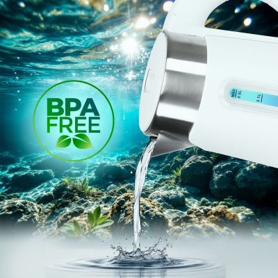 10. ELDOM Kabelloser Wasserkocher 185B TRIPO Weiß 1000W 0,8 L, BPA-frei, isoliert