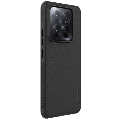 4. Nillkin Super Frosted Shield Pro verstärktes Gehäuse für Xiaomi 14 Pro – Schwarz