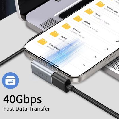 3. Tech-Protect Ultraboost AA03 USB-C Winkeladapter - Grau