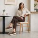 9. braune Leder-Plateau-Sneaker Filippo DP7498
