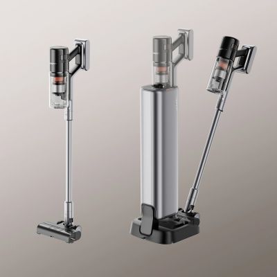 15. UWANT V800 Bodenstaubsauger mit automatischer Entleerungsstation – Grau