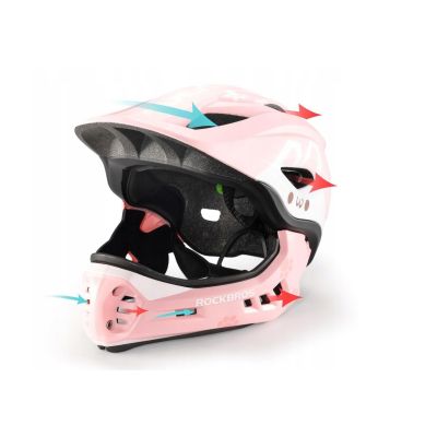 2. Rockbros Kinderfahrradhelm 48-52 cm Pink