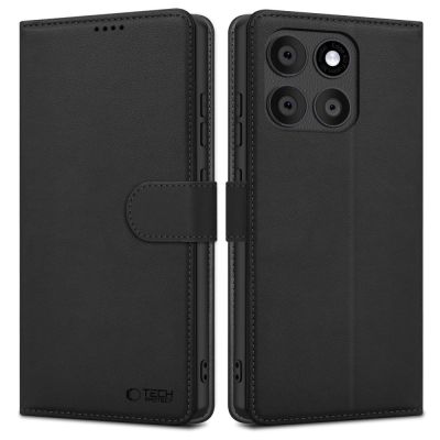 Tech-Protect Wallet Case für Motorola Edge 60 Fusion - Schwarz