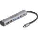 DeLOCK 6-Port-USB-Hub mit 4 x USB Typ-A-Buchsen und 2 x USB Typ-C-Buchsen