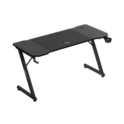 6. Huzaro Hero 3.3 Schwarzer Gaming-Schreibtisch