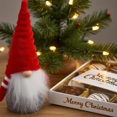 10. Dekorativer Gartenzwerg, 15 cm, Junge