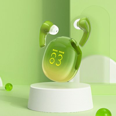 7. Acefast T9 Bluetooth 5.3 kabellose In-Ear-Kopfhörer – grün