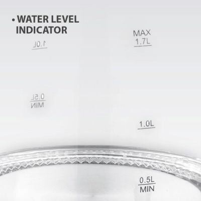 4. Elektrischer Glaswasserkocher 1,7 l 2200 W MR-063-WHITE MAESTRO