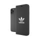 6. Adidas OR Booklet Case Basic für iPhone 11 Pro Max - Schwarz und Weiß