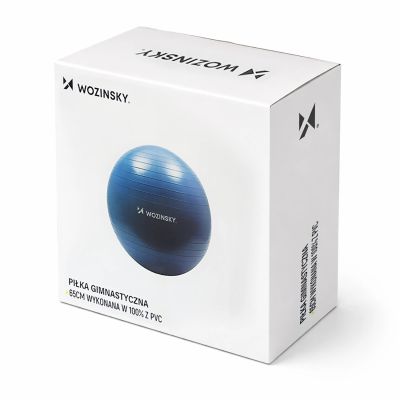 3. Wozinsky WGB65BL Gymnastikball, 65 cm, Blau