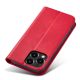 2. Magnet Fancy Case Hülle für iPhone 14 Plus Flip Cover Wallet Ständer rot