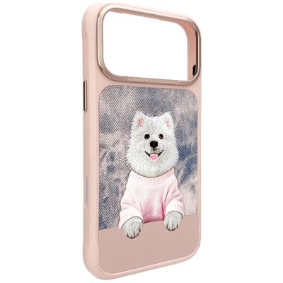 3. Nimmy Gentle Pets Serie Hunde MagSafe Hülle für iPhone 17 Pro Max - Rosa