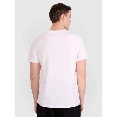 2. Herren-T-Shirt mit Volleyball-Print, Größe 4F 4FRAW25TTSHM3319-10S