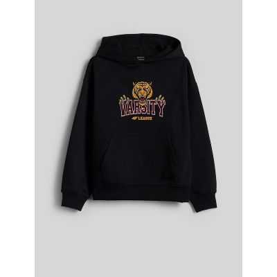 5. Lockere Jungen-Sweatjacke mit Kapuze 4F 4FJRAW26TSWSM3196-20S