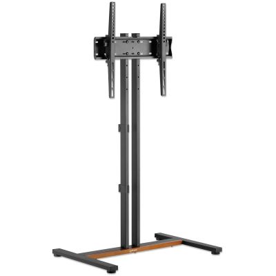 Mobiler TV-Ständer für 34-55 Zoll, bis 35 kg, höhenverstellbarer Boden