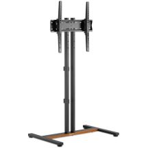 Mobiler TV-Ständer für 34-55 Zoll, bis 35 kg, höhenverstellbarer Boden
