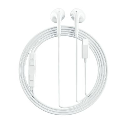 2. QCY LH1 Kabelgebundener In-Ear-Kopfhörer mit Fernbedienung und Mikrofon, 1,15 m – Weiß