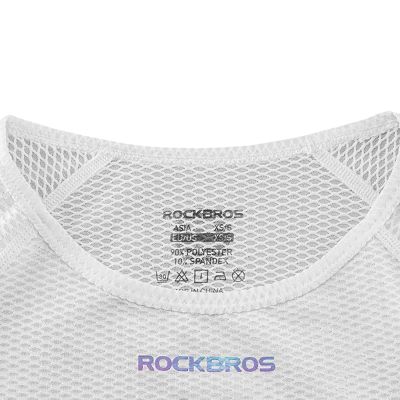9. Rockbros YDBX001 Damen Schnelltrocknendes Ärmelloses Radtrikot XL / XXL - Weiß