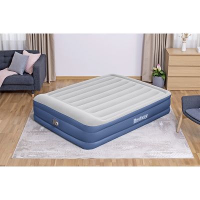 4. Bestway 67630 / 23 Luftmatratze Doppelmatratze Blau, Weiß Unisex