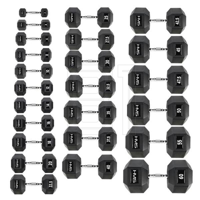10. HMS Hex Pro 40 KG Hantel
