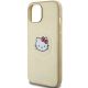 6. Hello Kitty Kitty Head MagSafe-Hülle aus Leder für iPhone 14 – Gold
