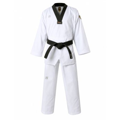 4. Dobok für Taekwondo MTX 2 Schwarz – zugelassen von World Taekwondo (WT) | MOOTO