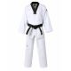 4. Dobok für Taekwondo MTX 2 Schwarz – zugelassen von World Taekwondo (WT) | MOOTO