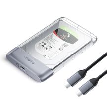 Orico TX25C3 2,5" HDD/SSD USB-C 5Gb/s Festplattenlaufwerk - Transparent