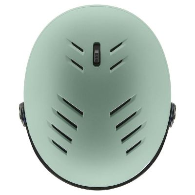 2. Skihelm UVEX Wanted Visor 58–61 cm L grün