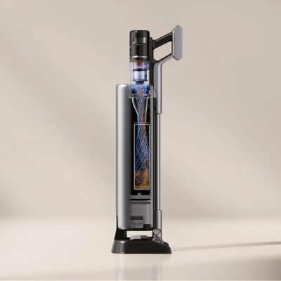 24. UWANT V800 Bodenstaubsauger mit automatischer Entleerungsstation – Grau