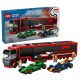 LEGO CITY 60445 F1 Truck mit RB20 und AMR24 F1 Autos