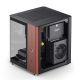 13. Jonsbo TK-0 PC-Gehäuse, Mini-Tower, Mini-ITX, gehärtetes Glas, Holz – schwarz