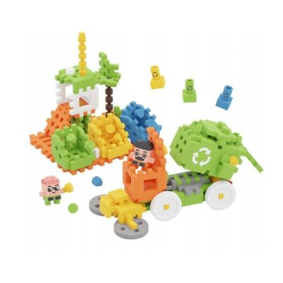 7. Marioinex Mini-Waffel-Bausteine – Stadt: Müllwagen, 148 Teile