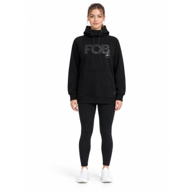 Damen-Kapuzenpullover mit Stehkragen und Reißverschlüssen in den Taschen 4F 4FWAW26TSWSF2665-20S