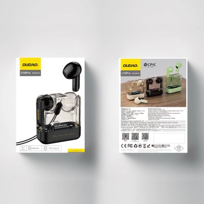 3. Dudao U18Pro Bluetooth 5.3 TWS kabellose Kopfhörer – Schwarz