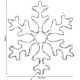 5. DEKORATIVER HÄNGE-SCHNEEFLOCKE 31,5 x 36 CM 60LED RGB TIMER USB