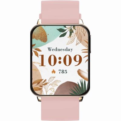 7. Smartwatch Gravity Roségold Pink 2 Armbänder GT17-1