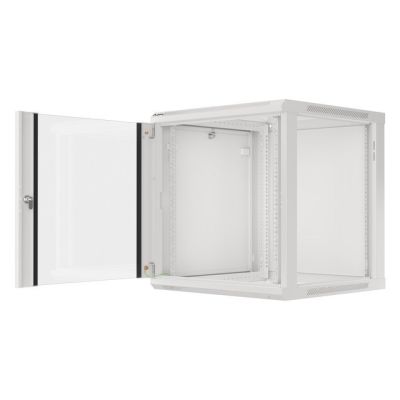 14. Lanberg WF01-6612-10S Rack 12U Wandschrank Grau