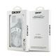 8. DKNY Liquid Glitter Big Logo Hülle für iPhone 15 / 14 / 13 – Weiß