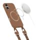 4. Tech-Protect MagNecklace MagSafe-Hülle mit Trageband für iPhone 16 – Braun