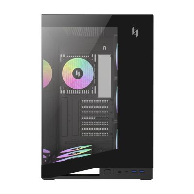 GameMax NEX C56 BK Midi-Tower-Computer-Sicherheits- und Halterungssystem Schwarz