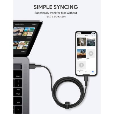 8. AUKEY CB-CL03 Nylon USB-C-Lightning-Kabel 2 m PD