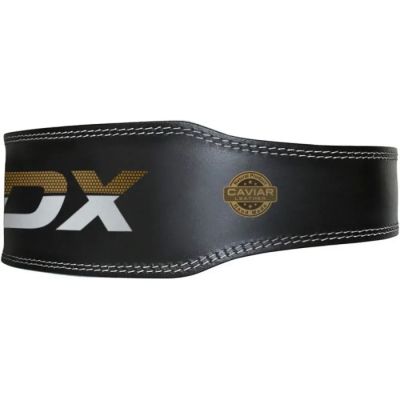 4. 4" GOLDENER BODYBUILDING-GÜRTEL AUS LEDER FÜR ÜBUNGEN - RDX S