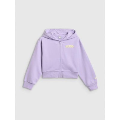 8. Lockerer Mädchen-Sweatshirt mit Kapuze 4F 4FJRSS26TSWSF2936-52S