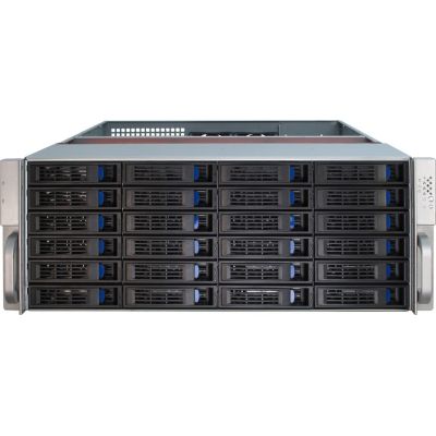 4. Inter-Tech 4U-4424 Rack Schwarz, Silber