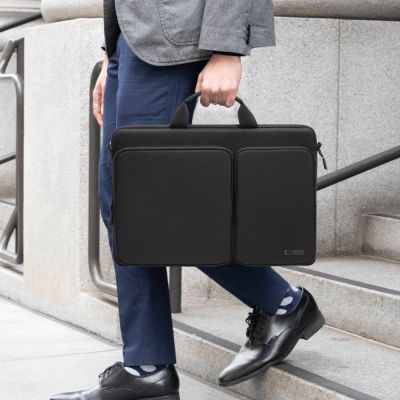 15. Tech-Protect Defender Tasche für 17" Laptop - Schwarz