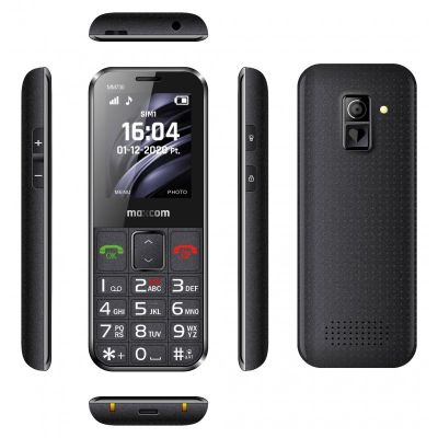 8. MaxCom MM730 Mobiltelefon 5,59 cm (2,2") Schwarz Telefon für Senioren