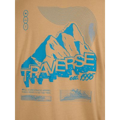 7. Herren-T-Shirt mit Aufdruck, regulär, Größe 4F 4FRAW25TTSHM3377-83S